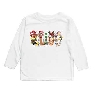 Character Holiday Name Tees | 6 Character Alphas