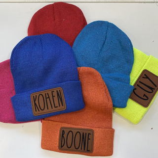 Kids Name Patch Beanie