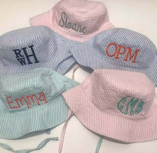 Monogrammed Toddler Bucket Hat