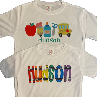 Crayons Name Tee
