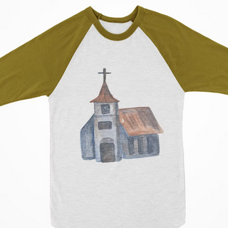 Watercolor Raglan - Church