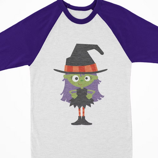 Halloween Raglan Witch