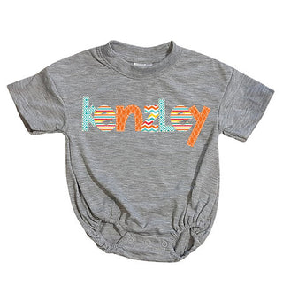 Alphabet Soup Short Sleeved Bubble
