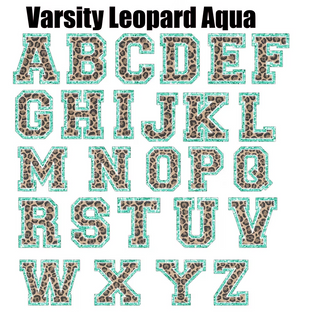 Varsity Letter Crewneck or Hoodie Sweatshirt