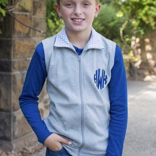 Monogrammed Vest