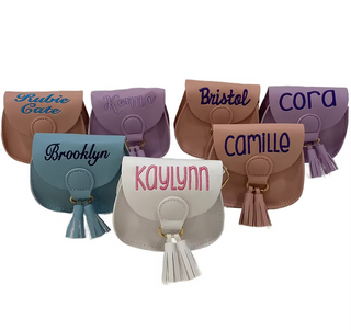 Girls Purse Personalized Embroidery