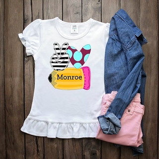 Peace Love Pencil Sublimated Tee