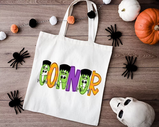 Personalized Trick or Treat Tote