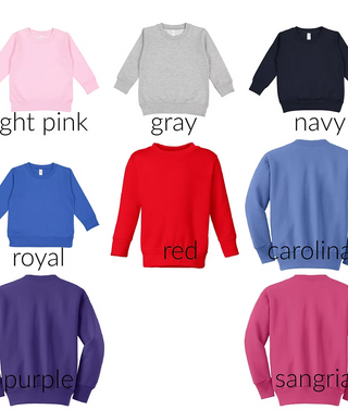 Felt Lettered Personalized Sweatshirt