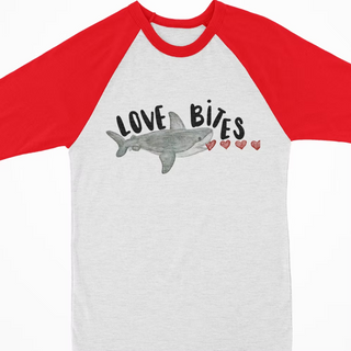 Watercolor Raglan - Valentine Yoda