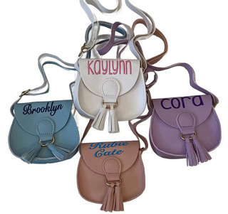 Girls Purse Personalized Embroidery