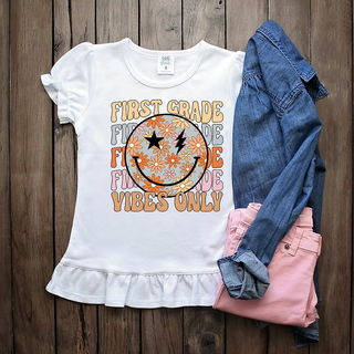 First Grade Vibes Sublimated Tee