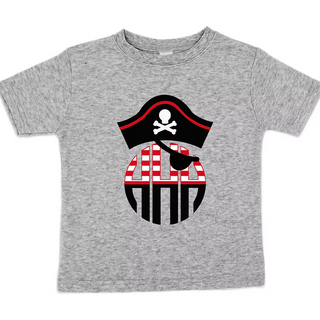 Monogram Pirate Personalized Graphic Tee