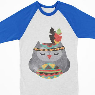 Watercolor Raglan- Owl