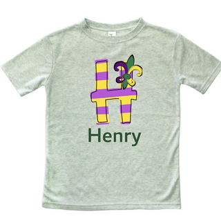 Mardi Gras Name Tee