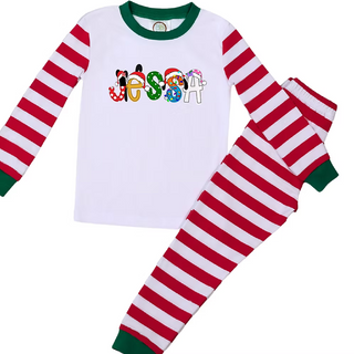 Character Name Holiday Pajamas | 6 Character Alphas