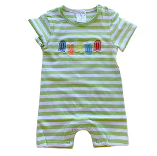 Popsicle Striped Knit Romper