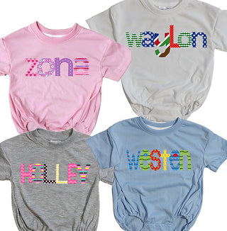 Alphabet Soup Short Sleeved Bubble