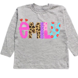 Valentine Name Tees