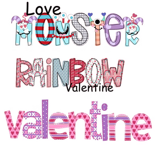 Valentine Name Tees