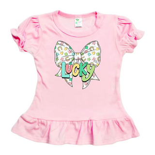 Lucky Bow St Patricks Day Shirt