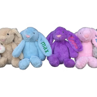 Embroidered Plush Small Bunny Easter Personalized Gift