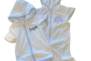Monogrammed Unisex Swim Cover Up