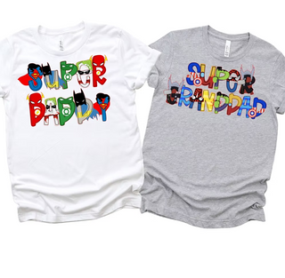 SUPER Dad/Granddad/PopPop Custom Tee