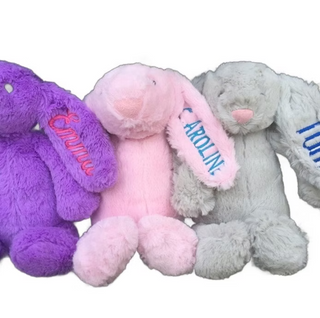 Embroidered Plush Small Bunny Easter Personalized Gift