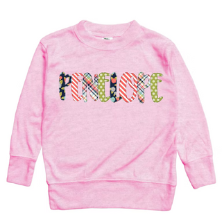 Alphabet Soup Long Sleeve Name Tee