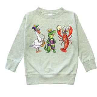 Mardi Gras Friends Long Sleeve Tee