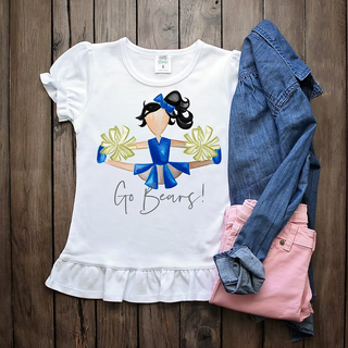 School Spirit Cheerleader Tee