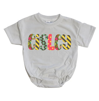 Alphabet Soup Short Sleeved Bubble