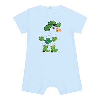 St Patricks Day Goose Romper