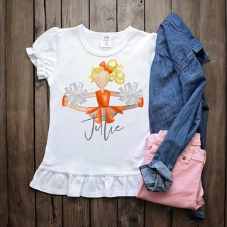 School Spirit Cheerleader Tee