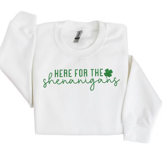 Shenanigans Embroidered St Pats Sweatshirt Kids