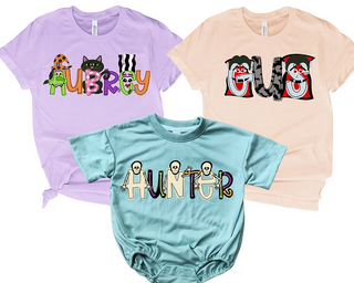Halloween Name Tees