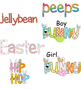 Personalized Rabbit Ear Easter Buckets