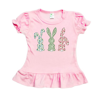 Patchwork Bunnies Easter Tee