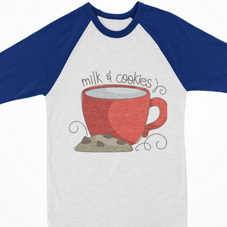 Watercolor Raglan - Hot Chocolate