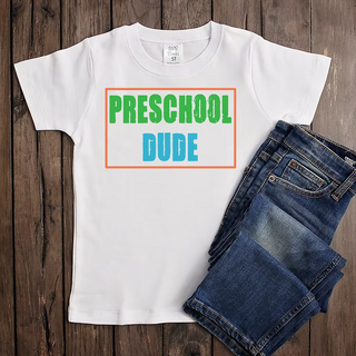 Preschool Dude Sublimated Tee