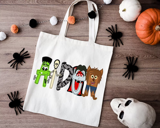 Personalized Trick or Treat Tote