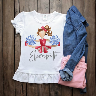 School Spirit Cheerleader Tee