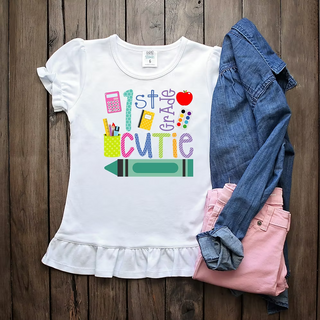 1st Grade Cutie Sublimated Tee