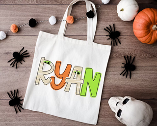Personalized Trick or Treat Tote