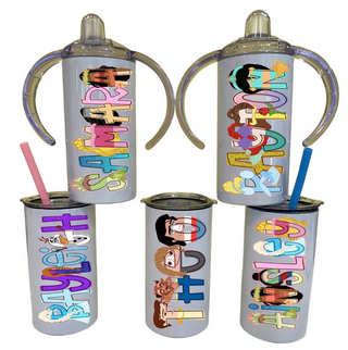 Character Alphabet Soup Personalized Sippy Cup