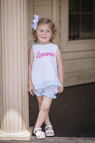 Seersucker Swing Back Set