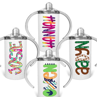 Alphabet Soup Personalized Sippy Cup