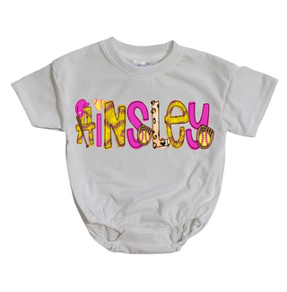 Baseball Name Team Spirit Bubble