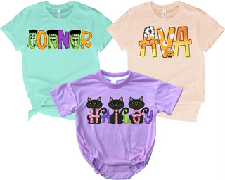 Halloween Name Tees